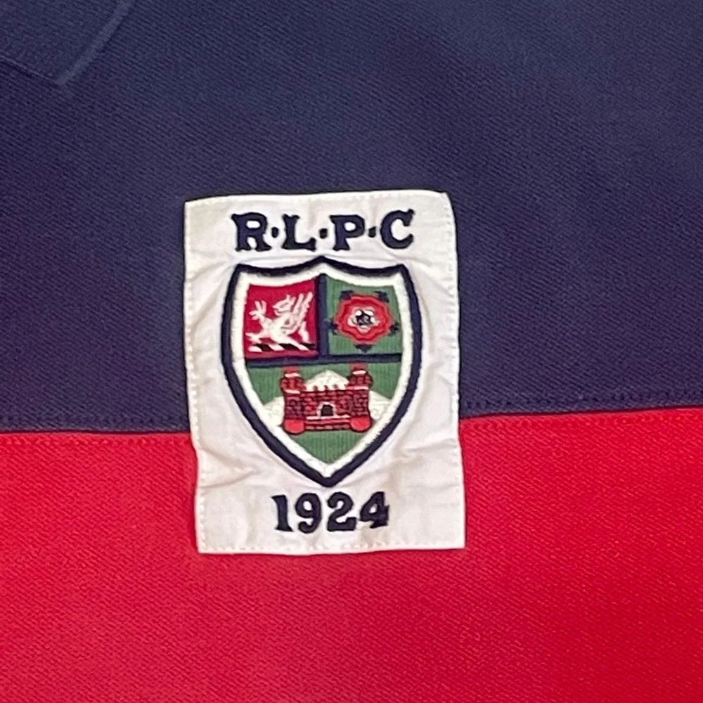 Polo Ralph Lauren Polo Shirt Mens XXXL RLPC RL 67 Rugby Colorblock Patch